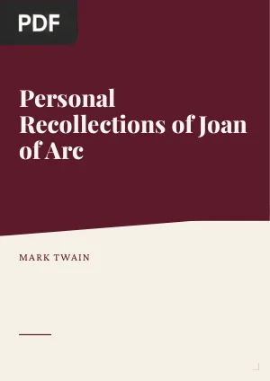 Personal Recollections of Joan of Arc