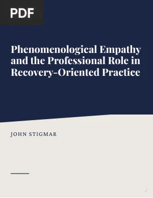 Phenomenological Empathy and the Professional Role in Recovery-Oriented Practice