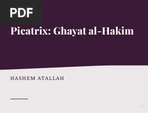 Picatrix: Ghayat al-Hakim