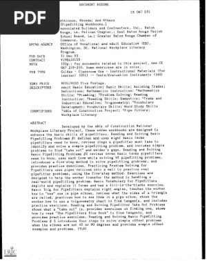 Pipefitting Workbooks