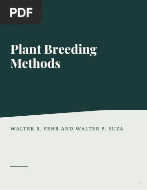 Plant Breeding Methods