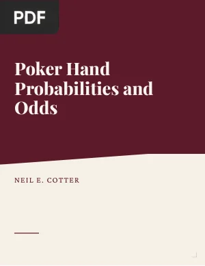 Poker Hand Probabilities and Odds