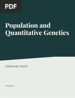 Population and Quantitative Genetics
