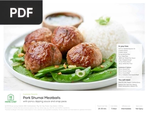 Pork Shumai Meatballs