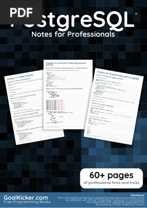 PostgreSQL Notes for Professionals