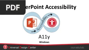 PowerPoint Accessibility for Windows