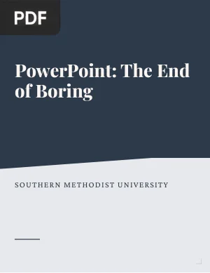 PowerPoint: The End of Boring