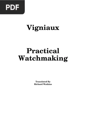 Practical Watchmaking