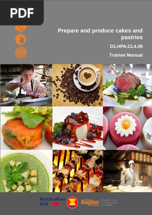 Prepare and produce cakes and pastries