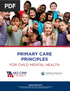 Primary care principles for child mental health