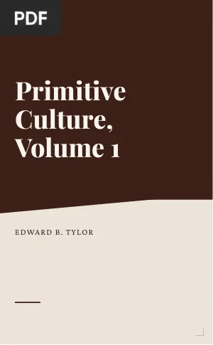 Primitive Culture, Volume 1