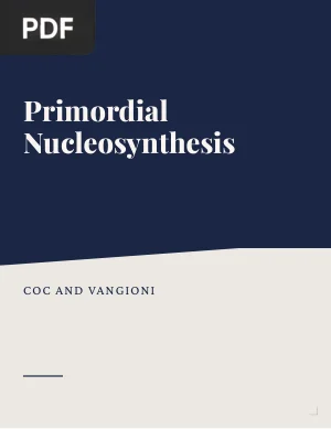 Primordial Nucleosynthesis