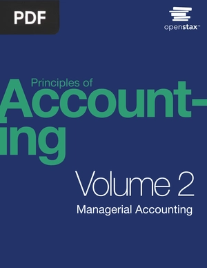 Principles of Accounting, Volume 2: Managerial Accounting