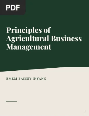 Principles of Agricultural Business Management