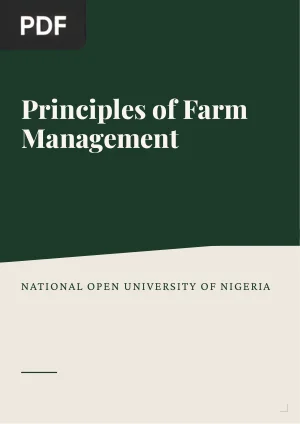 Principles of Farm Management