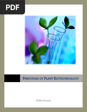 Principles of Plant Biotechnology