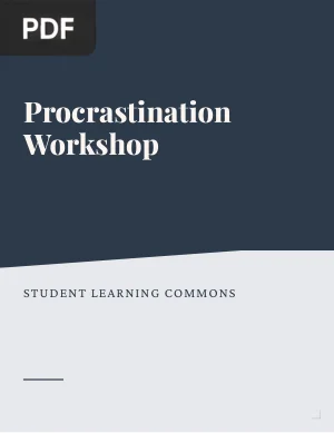 Procrastination Workshop