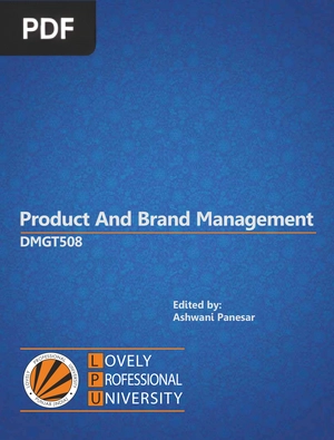 Product and Brand Management