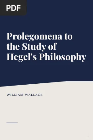Prolegomena to the Study of Hegel's Philosophy