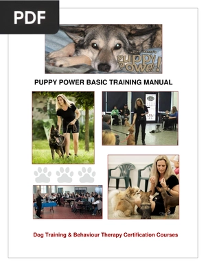 Puppy power basic training manual