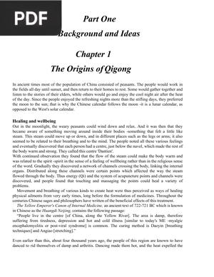 Qigong for Health and Vitality