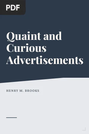 Quaint and Curious Advertisements