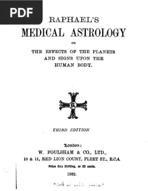 Raphael's Medical Astrology