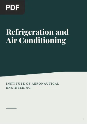 Refrigeration and Air Conditioning (Lecture Notes)