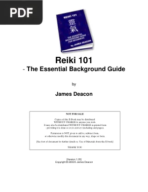 Reiki 101 - The Essential Background Guide