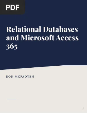 Relational Databases and Microsoft Access 365