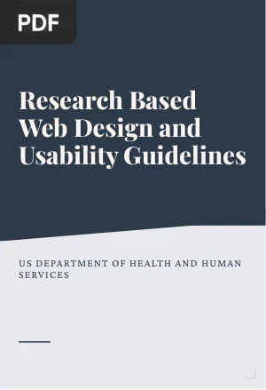 Research Based Web Design and Usability Guidelines