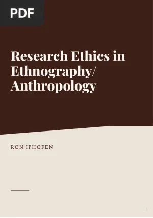 Research Ethics in Ethnography/Anthropology