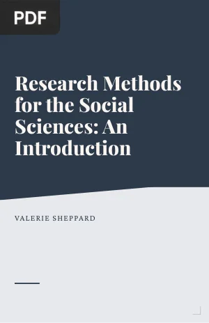 Research Methods for the Social Sciences: An Introduction