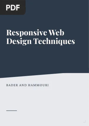 Responsive Web Design Techniques