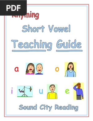 Rhyming Short Vowel Teaching Guide