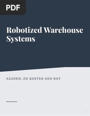 Robotized Warehouse Systems: Developments and Research Opportunities