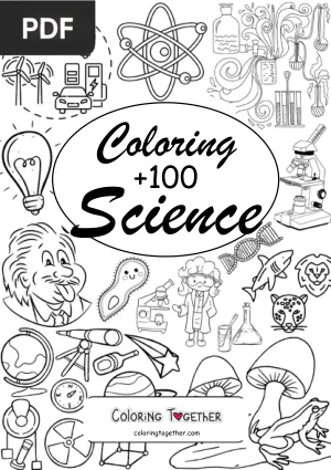 Science Coloring Book