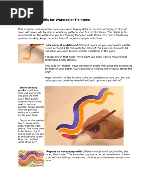 Secret Brush Skills for Watercolor Painters