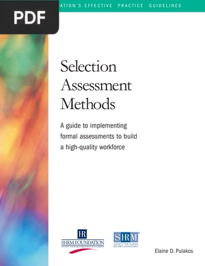 Selection Assessment Methods