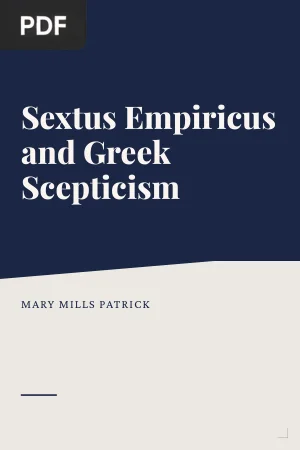 Sextus Empiricus and Greek Scepticism