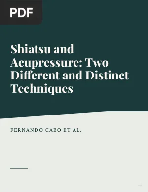Shiatsu and Acupressure: Two Different and Distinct Techniques