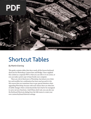 Shortcut Tables