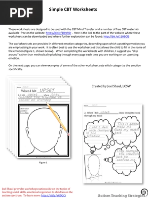 Simple CBT Worksheets