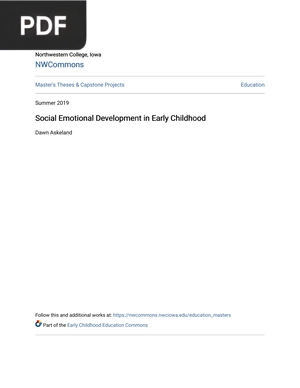 Social Emotional Development in Early Childhood