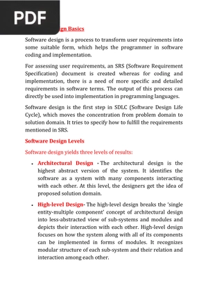 Software Design Basics