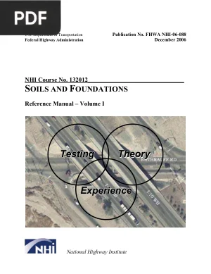 Soils and Foundations Reference Manual Volume I