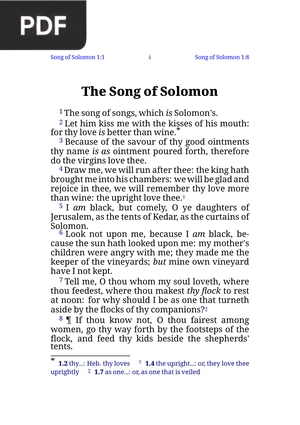Song of Songs (Canticle of Canticles)
