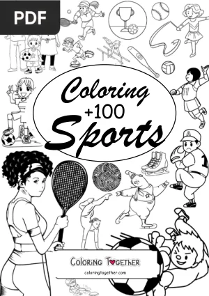 Sports Coloring Book