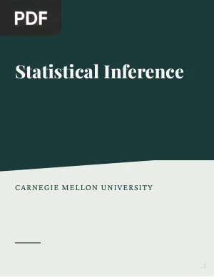 Statistical Inference