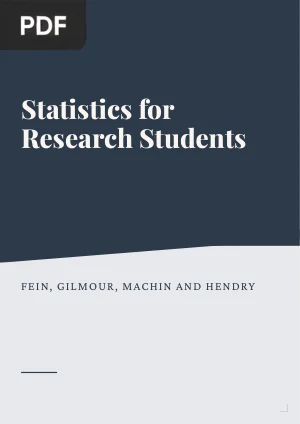 Statistics for Research Students